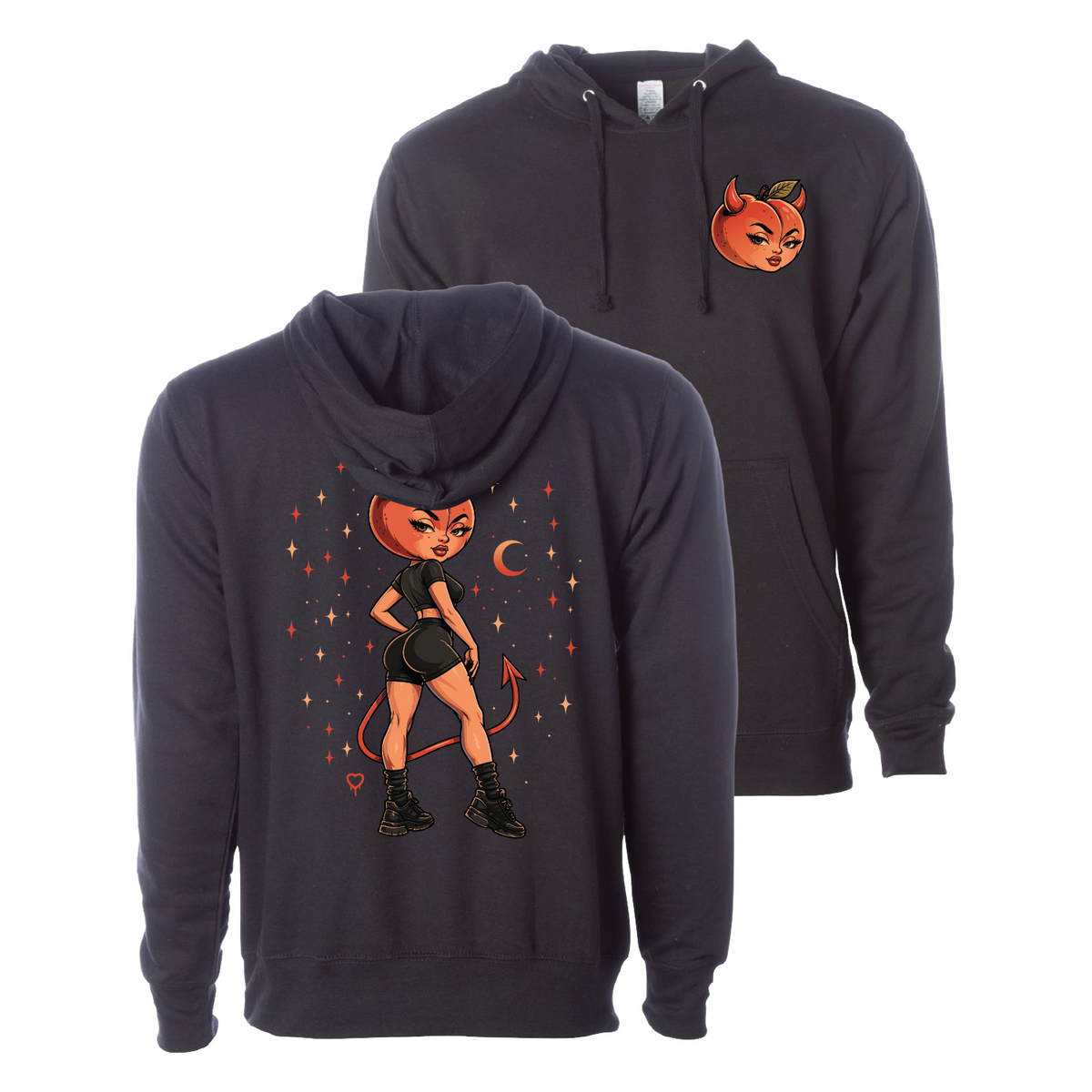 Devil Peach Unisex Hoodie