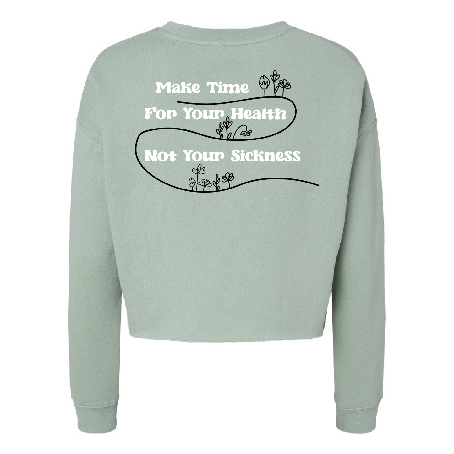 RYF Women's Crop Crewneck Sweatshirt