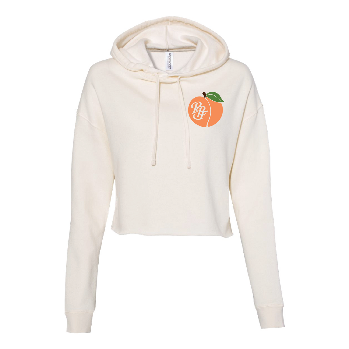 Peachy Lightweight Crop Hoodie