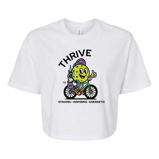 Thrive Pickleball Cropped Women's Tee