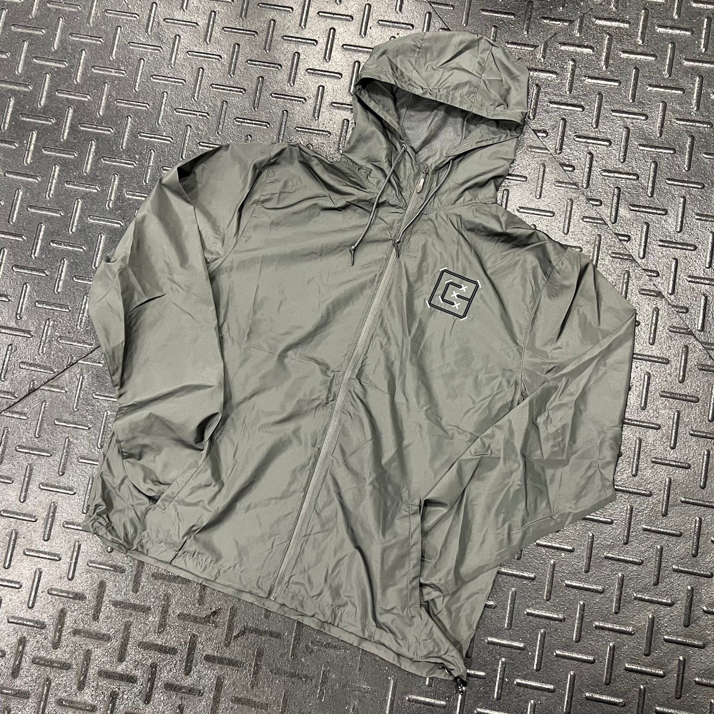 Grid Unisex Windbreaker