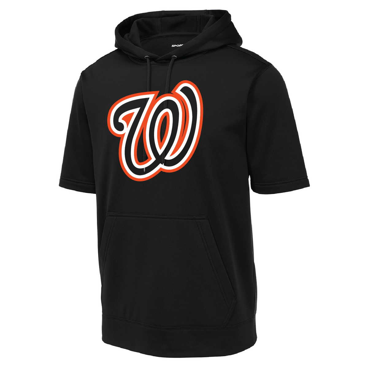 Big W Unisex Short Sleeve Hooded Sweatshirt