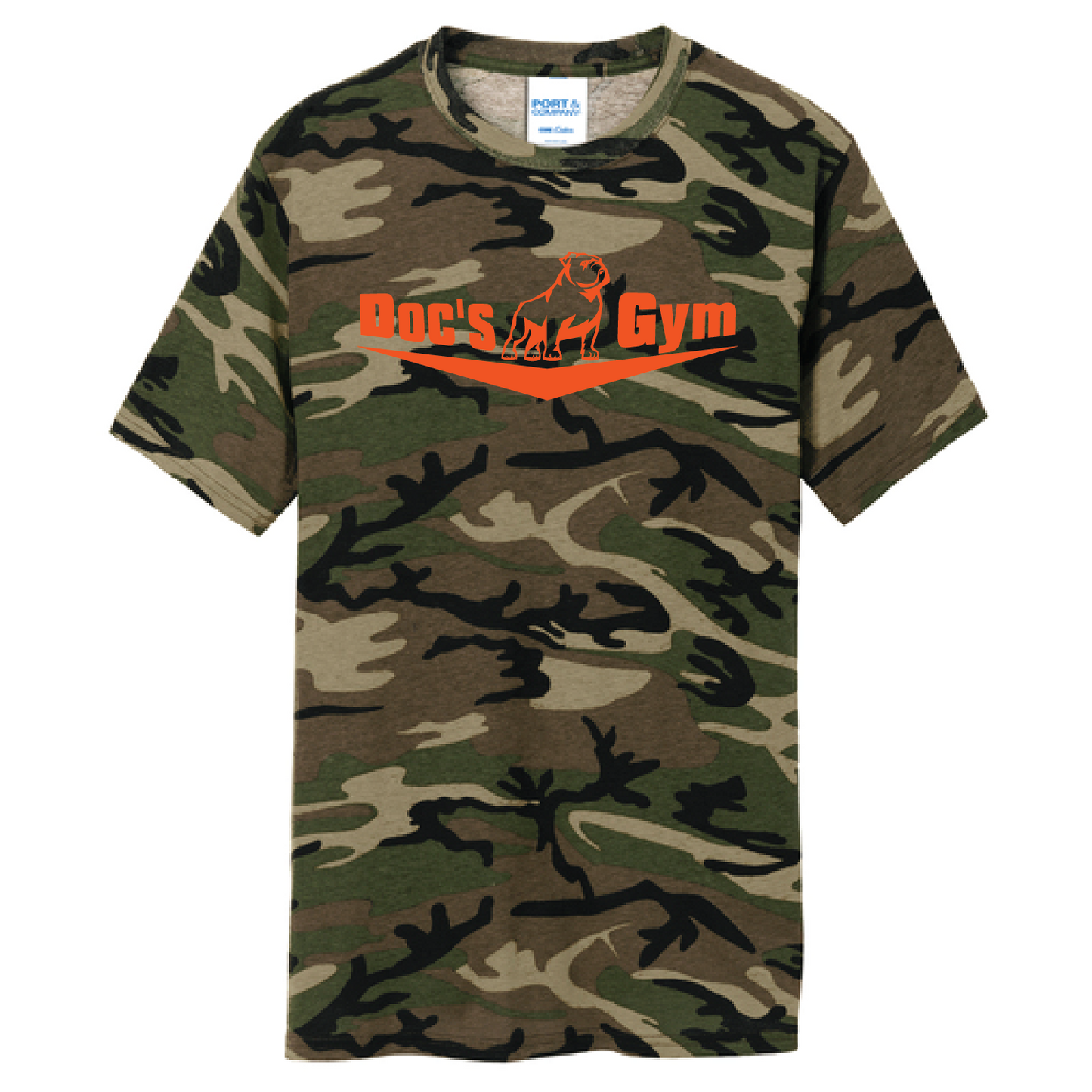 Doc's Gym Camo Unisex Tee