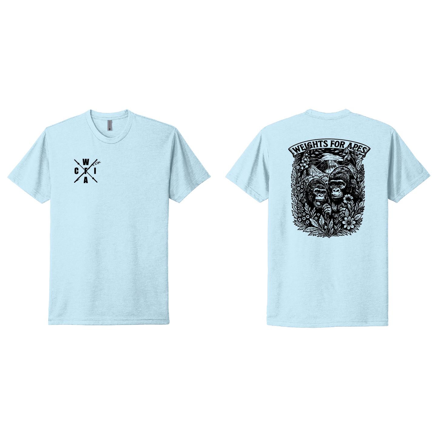 Weights For Apes Unisex Tee