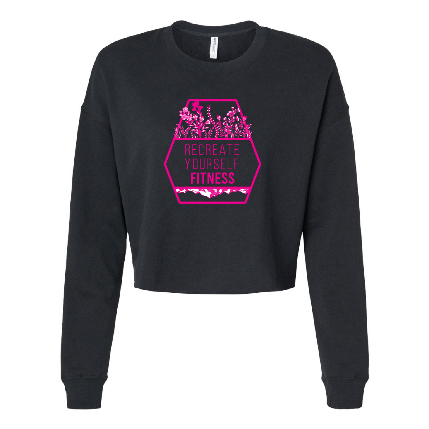 RYF Women's Crop Crewneck Sweatshirt