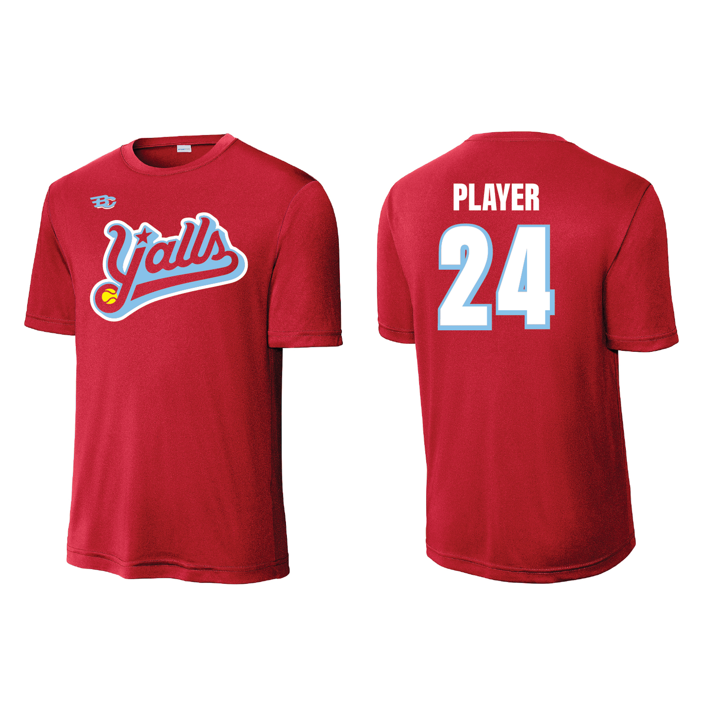 Yalls Super Fan Moisture Wicking Unisex Tee