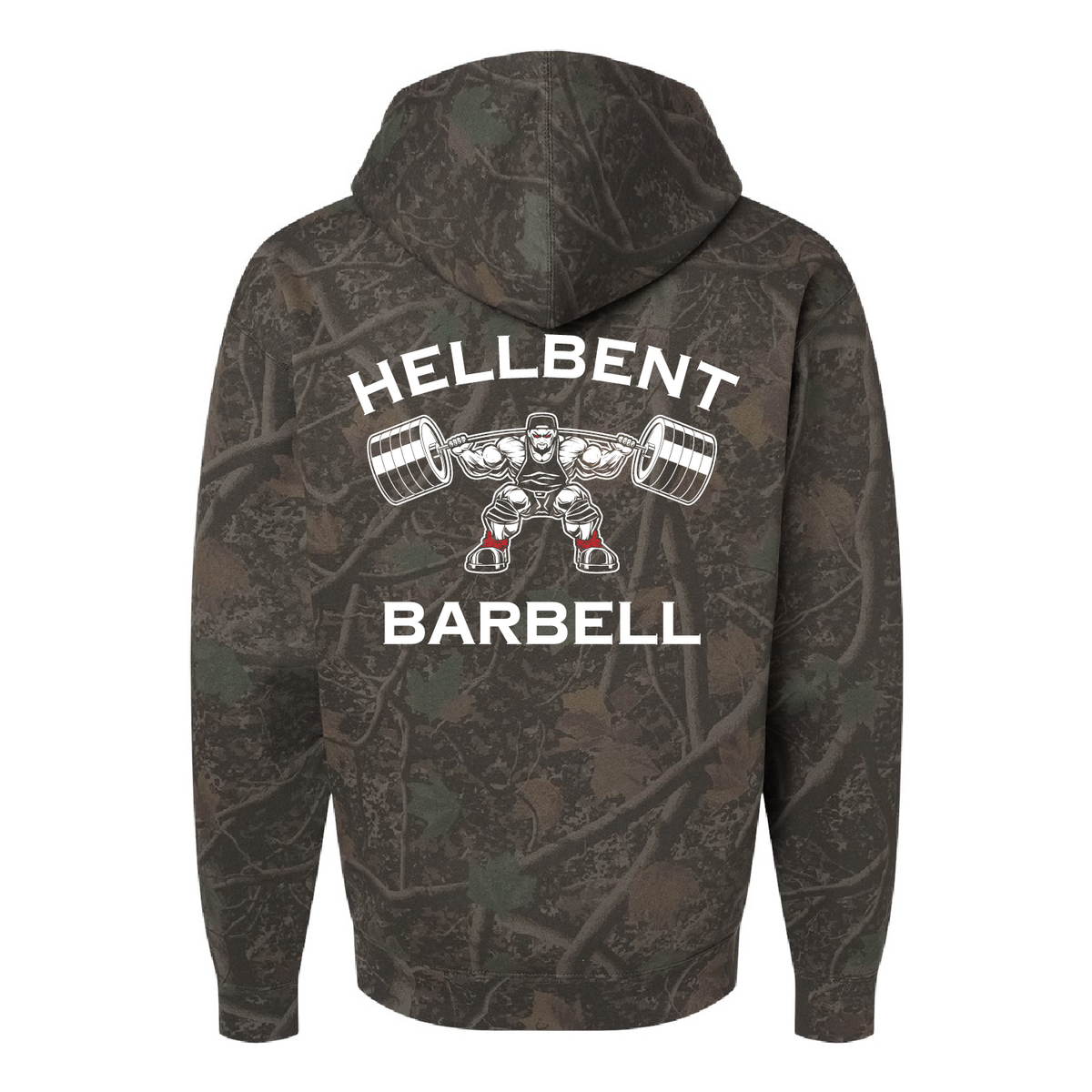 Hellbent Barbell OG Camo Heavyweight Unisex Hoodie