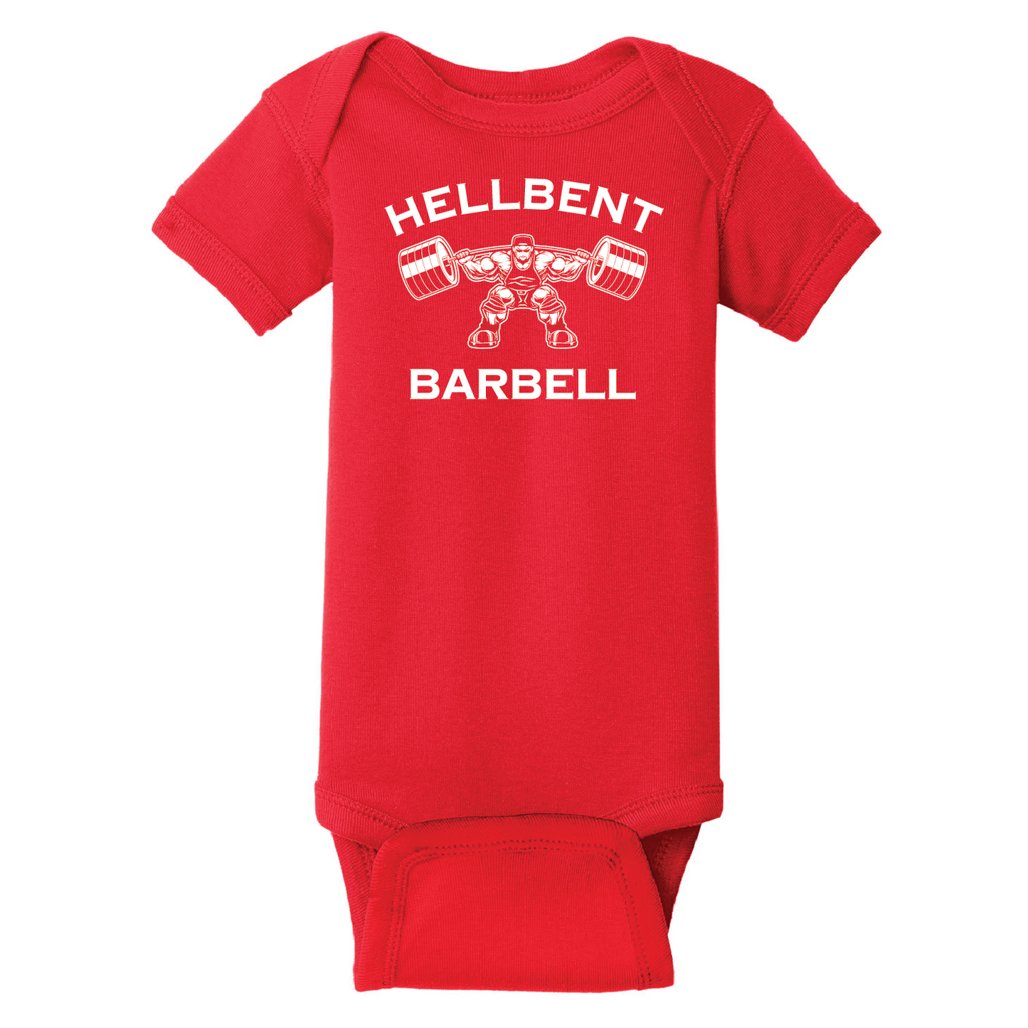Hellbent Barbell Infant Bodysuit