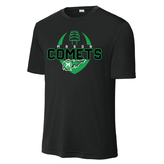 Mason Comets Football Moisture Wicking Unisex Tee