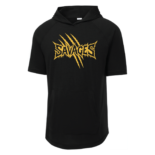 Savages Coaches Tri-Blend Short Sleeve Unisex Hoodie