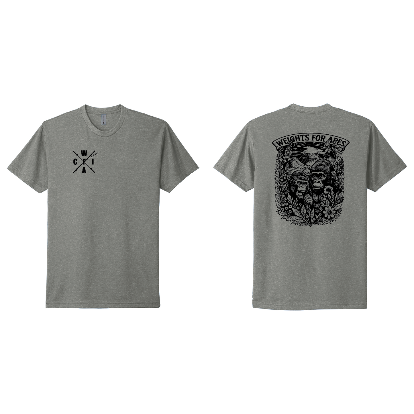 Weights For Apes Unisex Tee