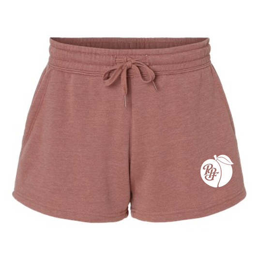Peachy Women's California Wave Wash Fleece Shorts
