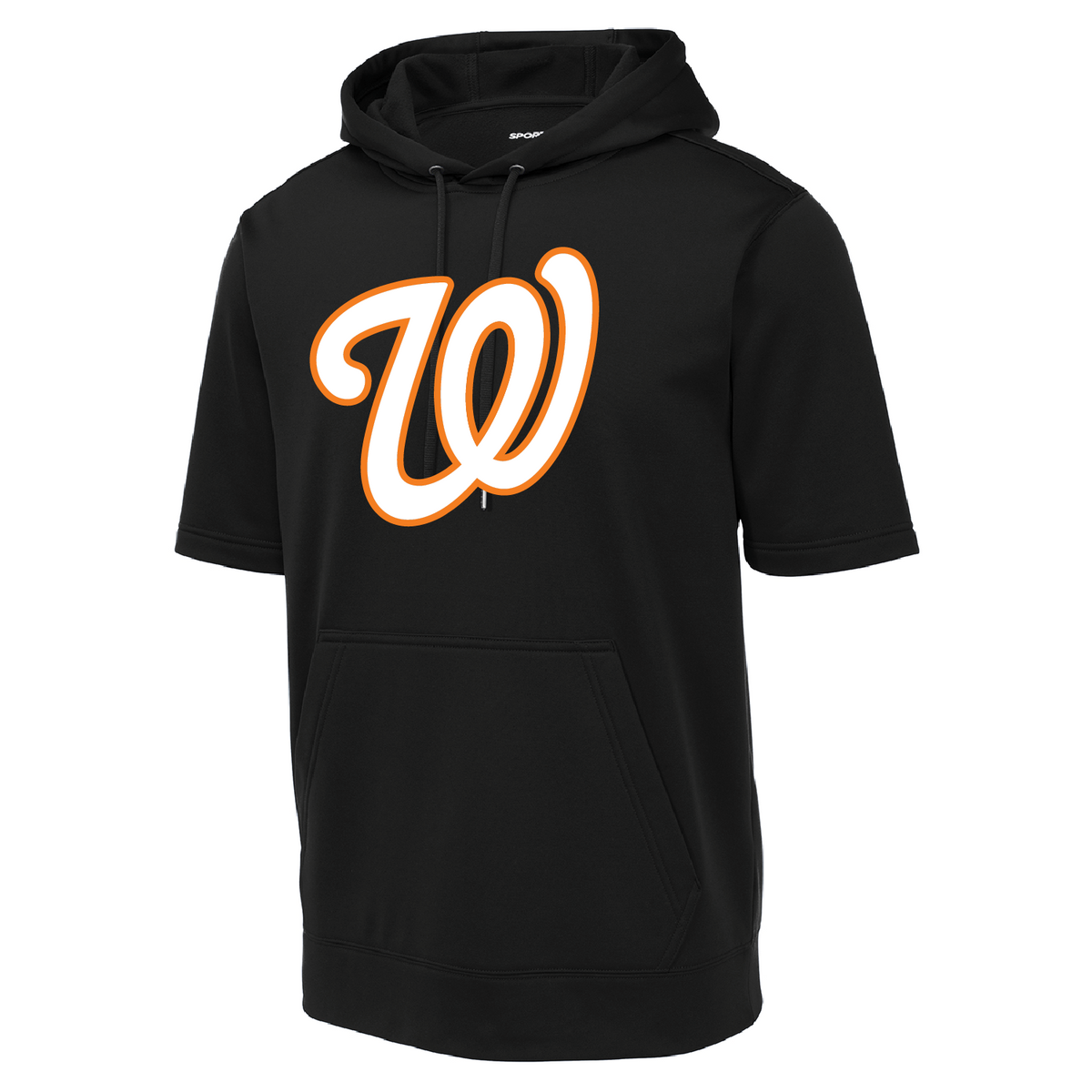 Big W Unisex Short Sleeve Hooded Sweatshirt