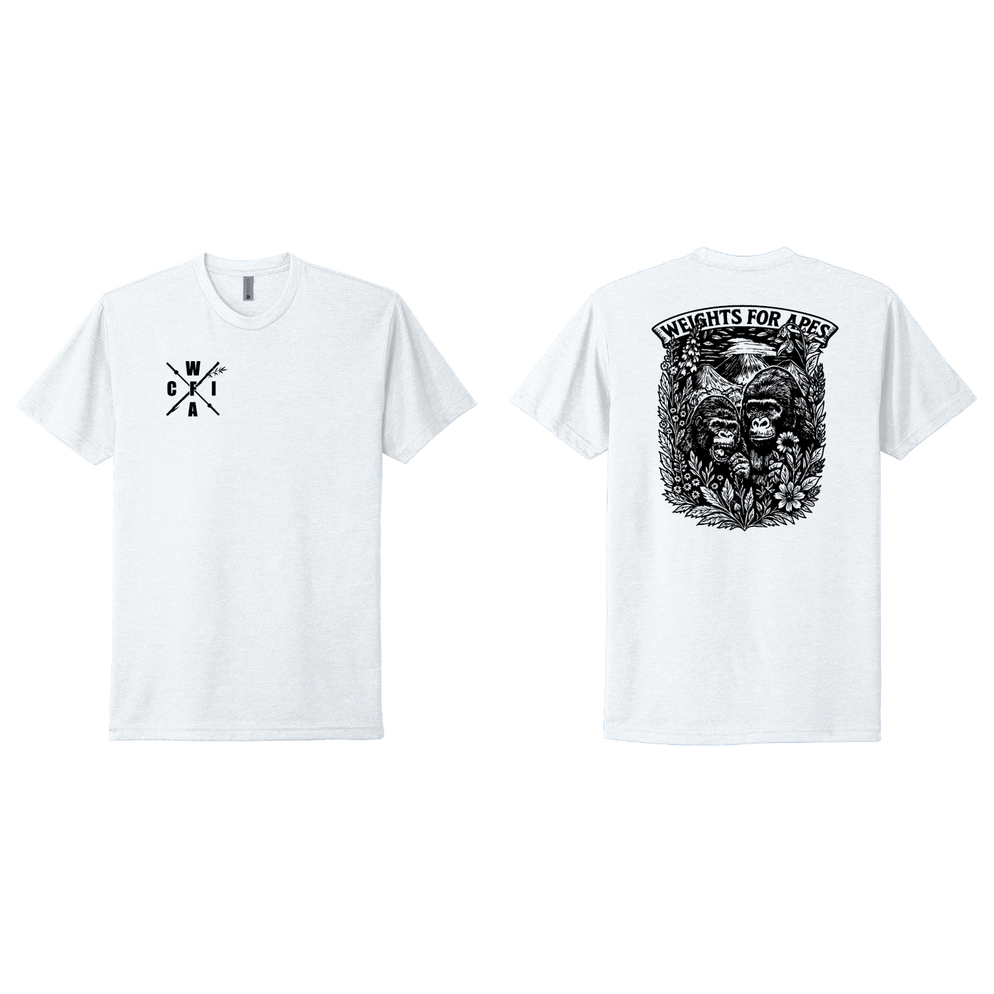 Weights For Apes Unisex Tee