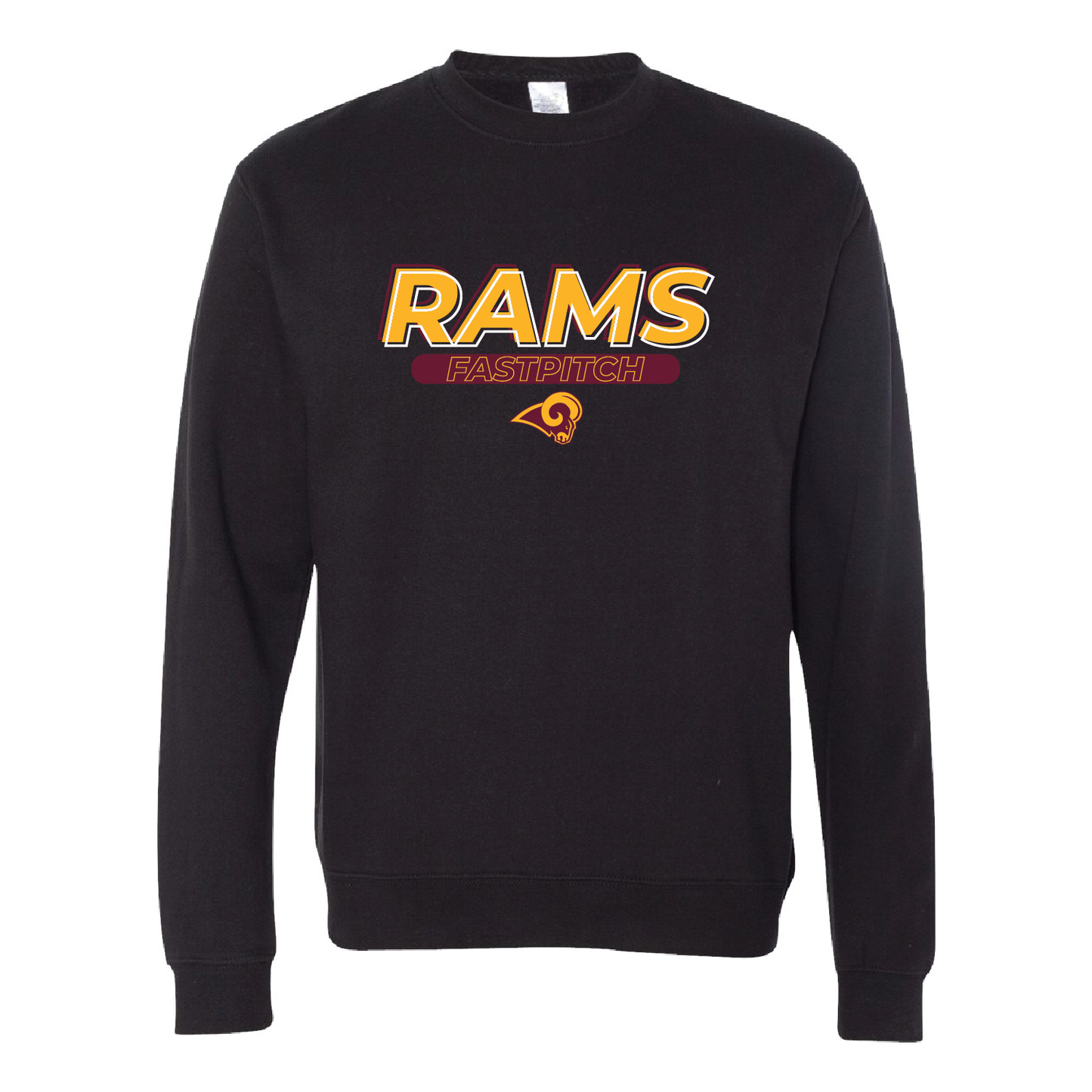 Rams Fastpitch Unisex Crewneck Sweatshirt