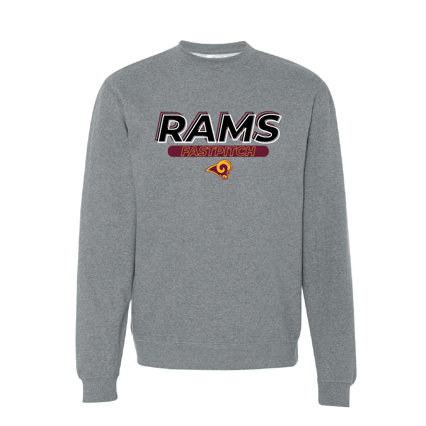 Rams Fastpitch Unisex Crewneck Sweatshirt